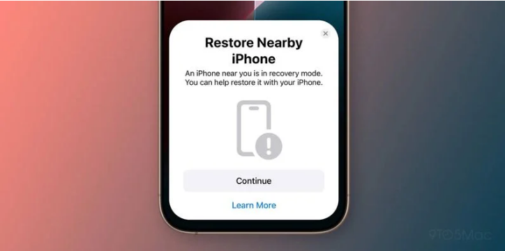 万江街道苹果手机维修分享iOS 18无线恢复功能可用另一部iPhone恢复变砖的iPhone 16 